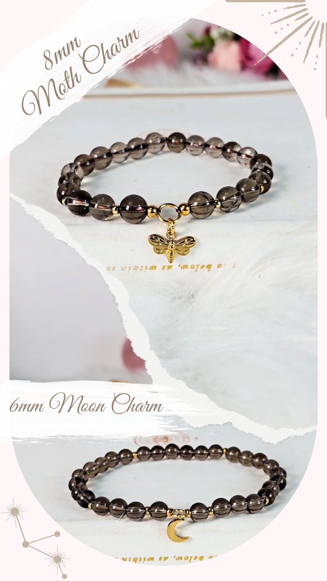 DESIGNS & CHARMS Smoky Quartz Bracelet