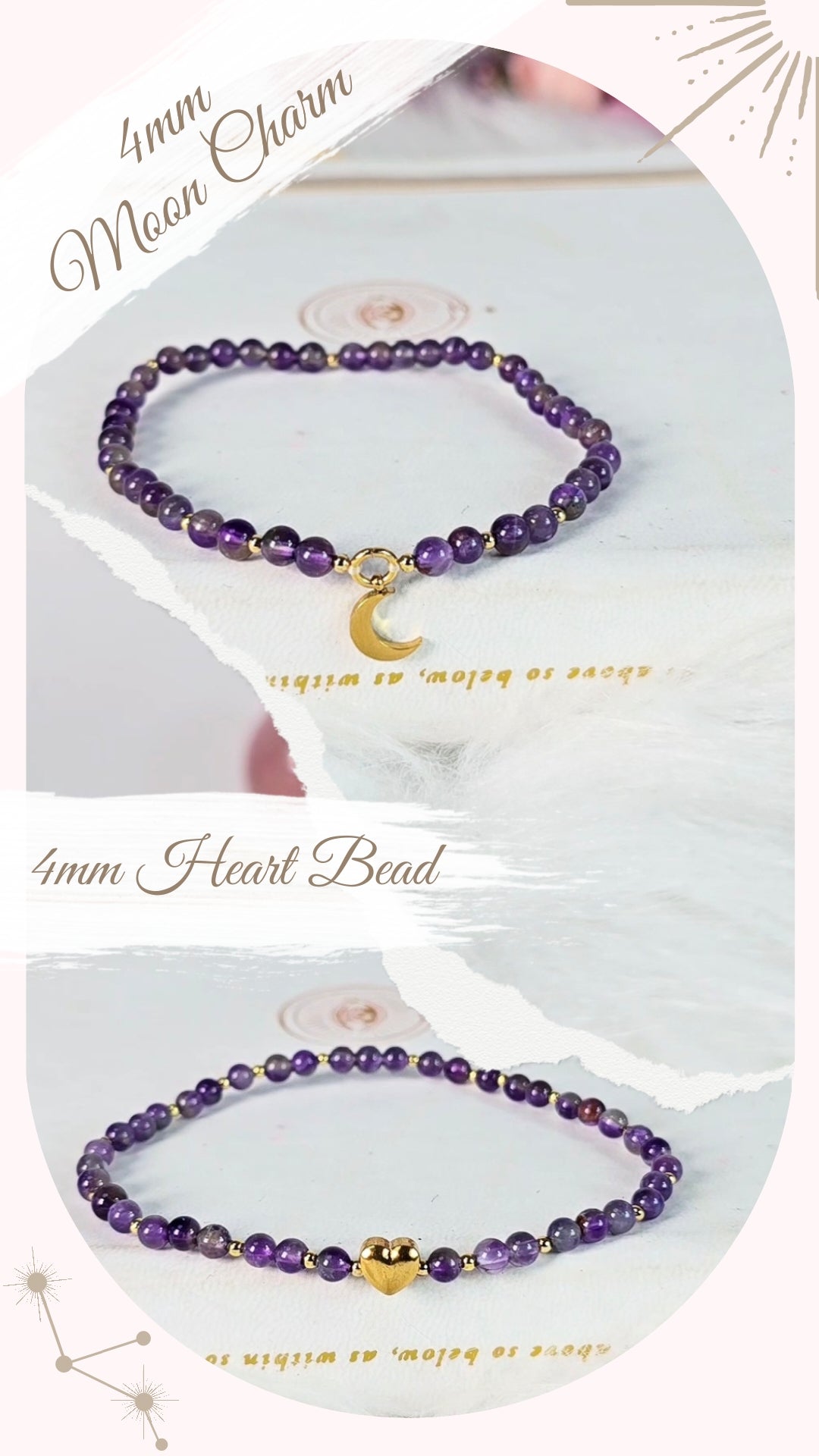 DESIGNES & CHARMS Amethyst Bracelet