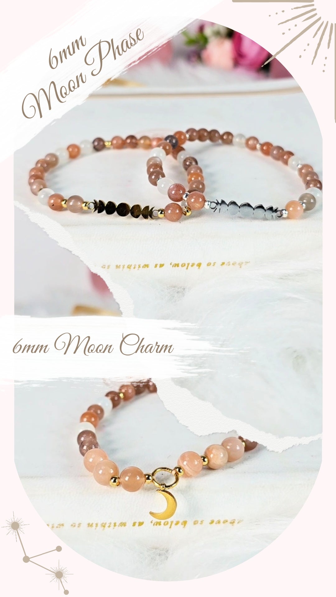 DESIGNS & CHARMS Moonstone Bracelet