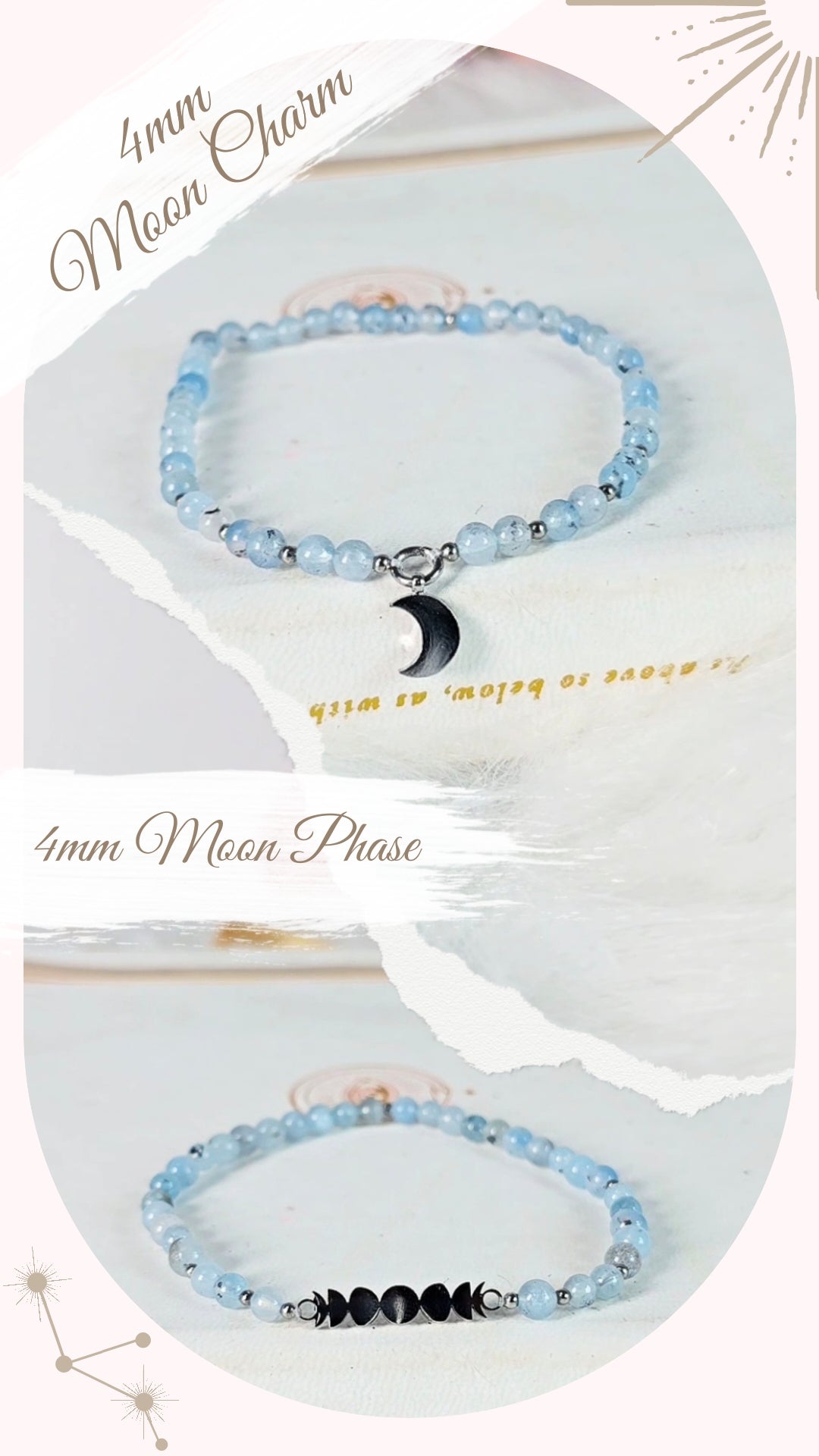 DESIGNS & CHARMS Aquamarine Bracelet