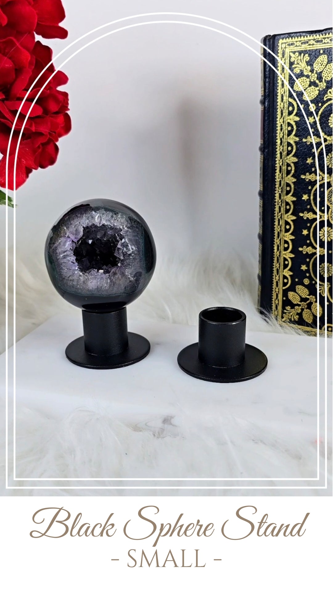 Black Small Sphere Stand