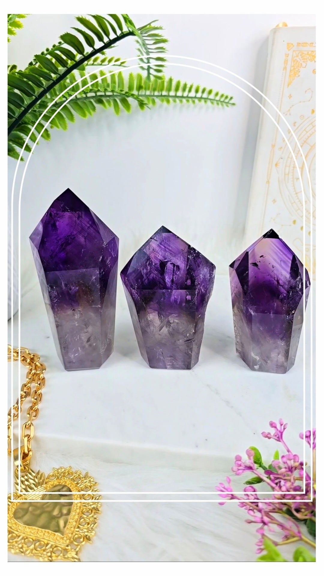 Extra Quality Amethyst Points