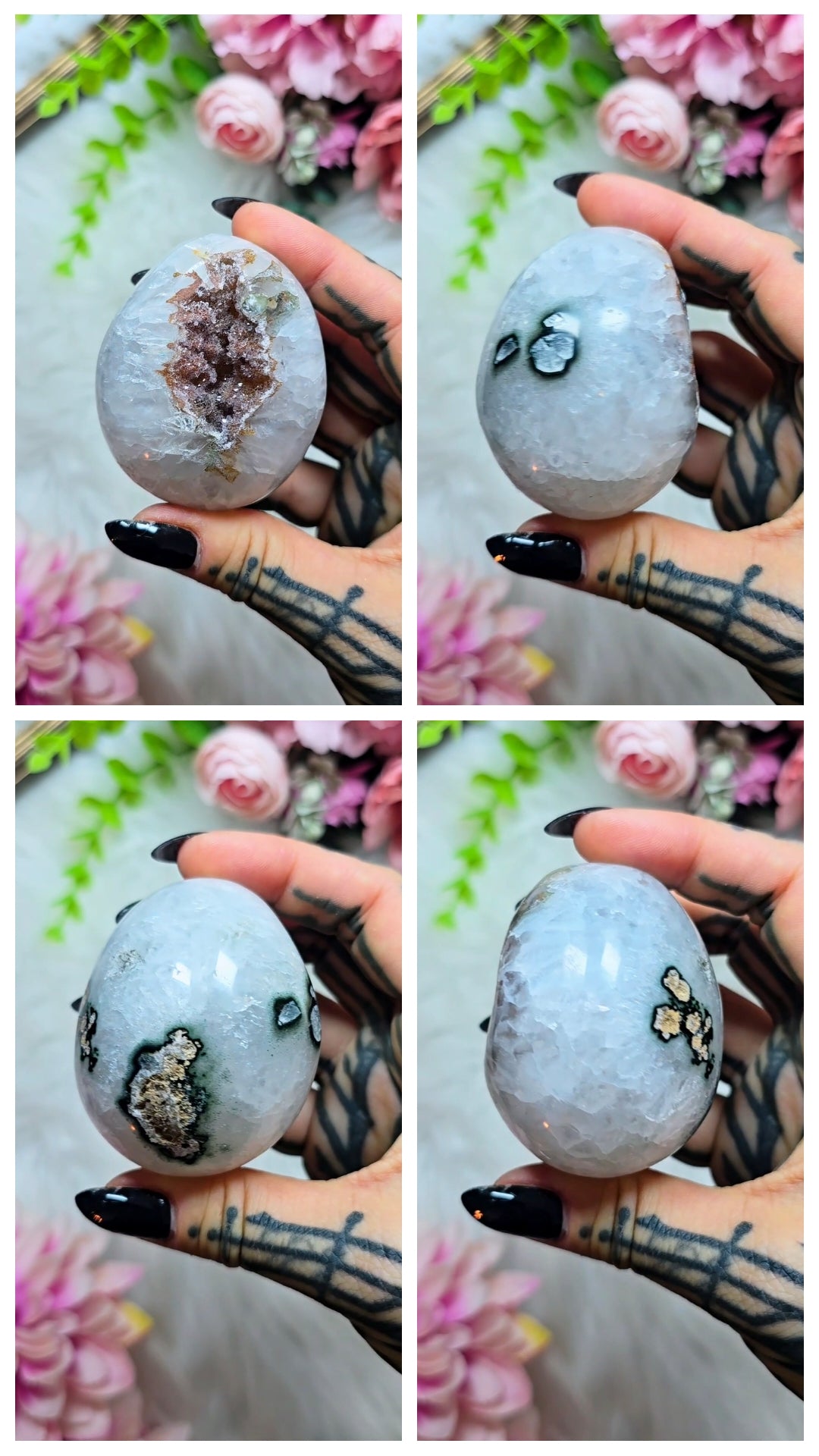 Druzy Rainbow Amethyst Egg 21