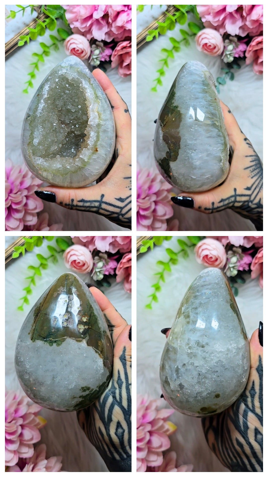 Druzy Rainbow Amethyst Egg 32