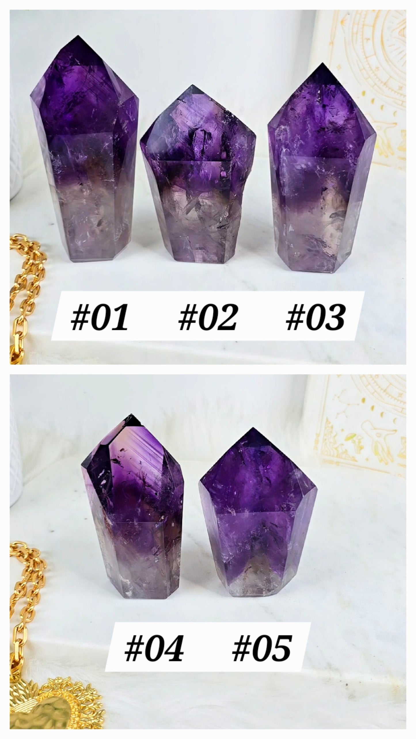 Extra Quality Amethyst Points