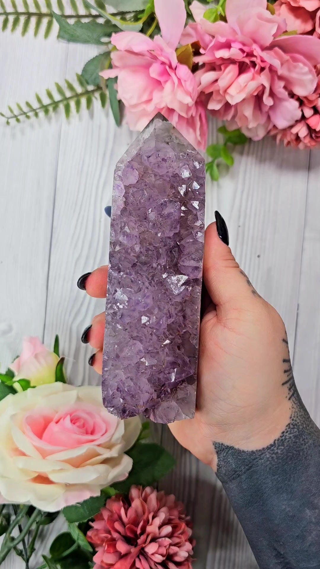 Amethyst / Agate tower CT88