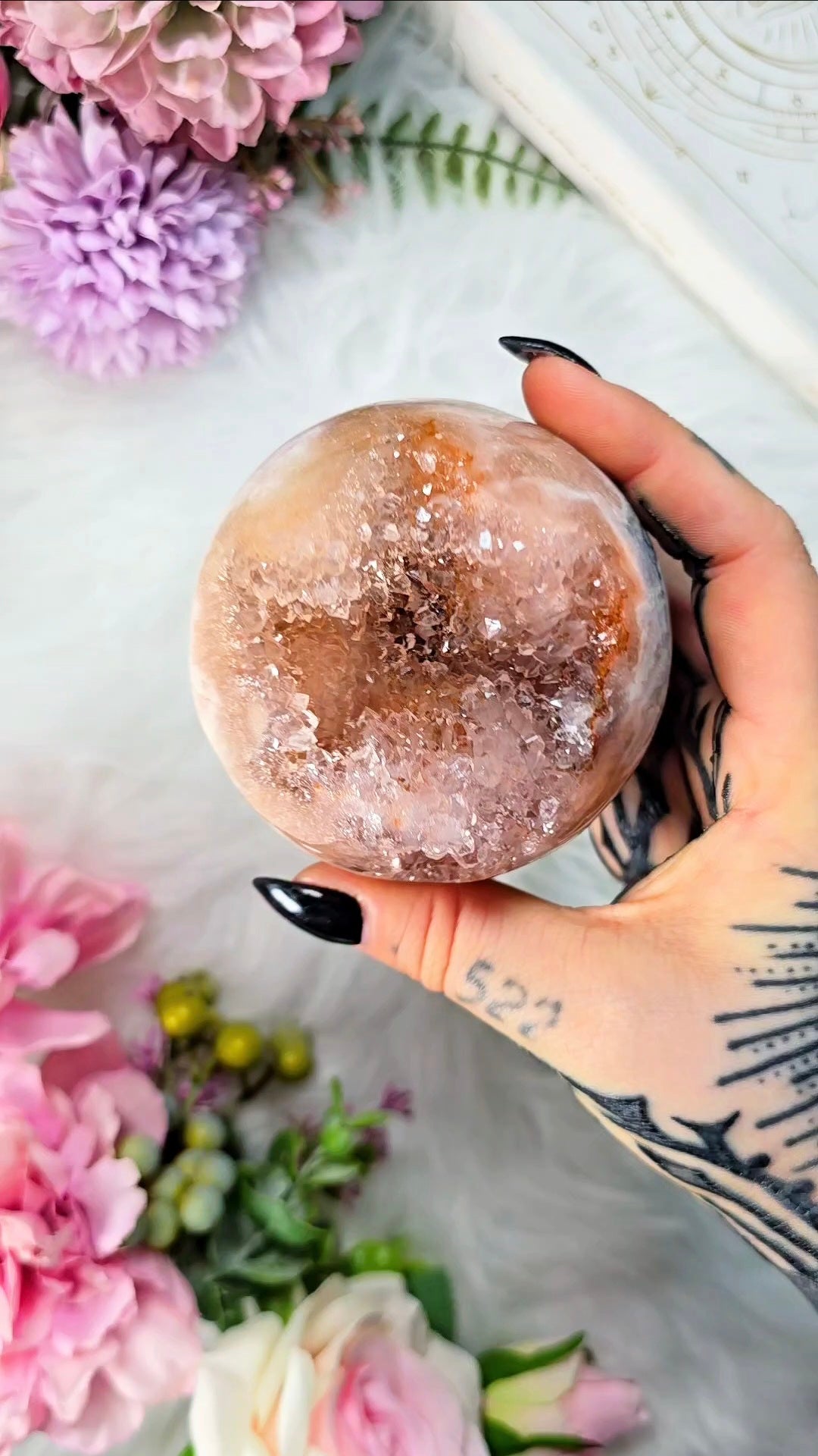 Pink Amethyst Sphere CS174