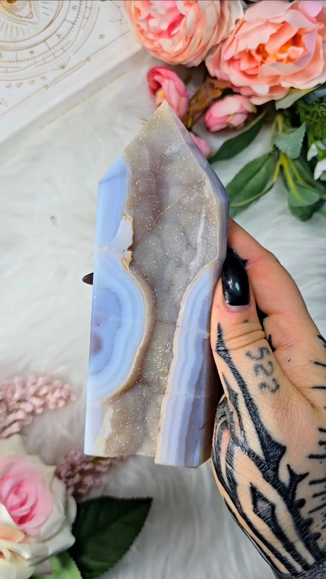 Druzy Agate Tower CT422