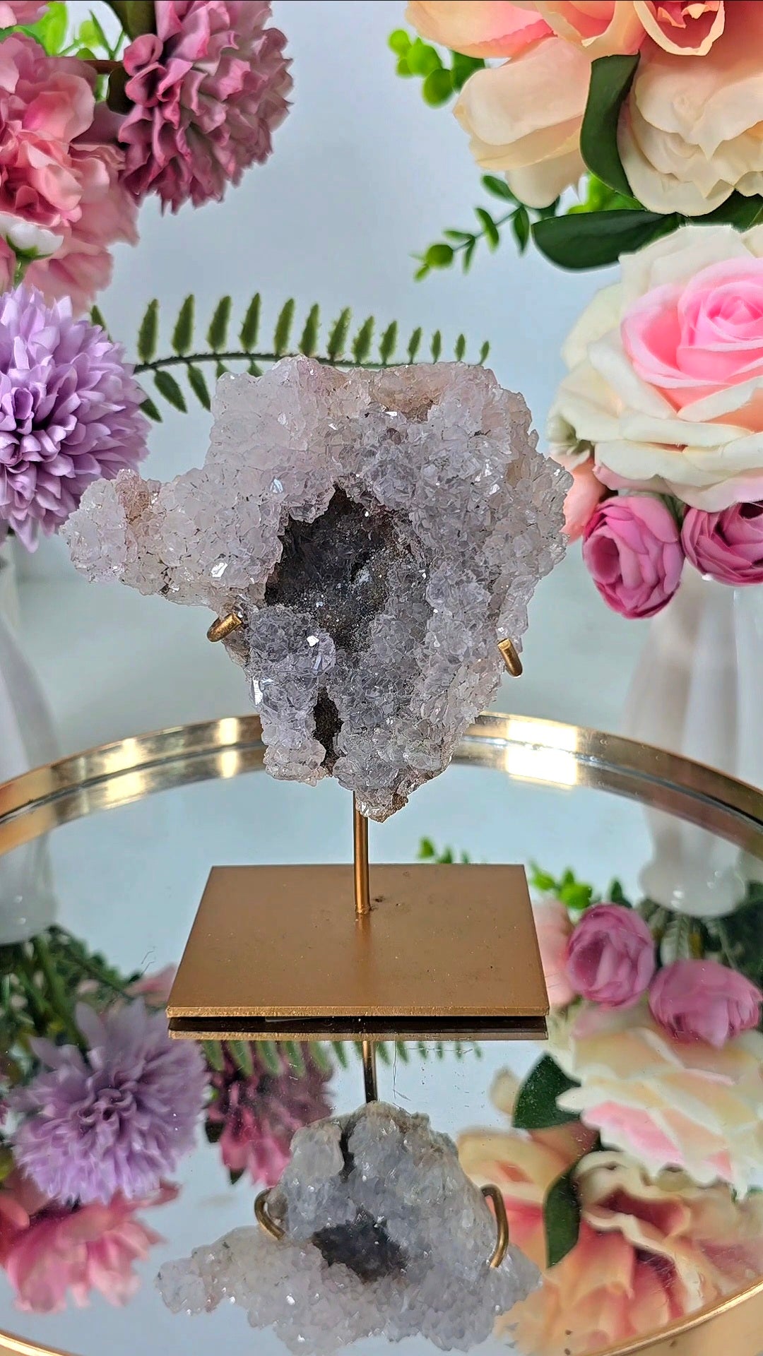 Flower Amethyst on Stand CFLX227