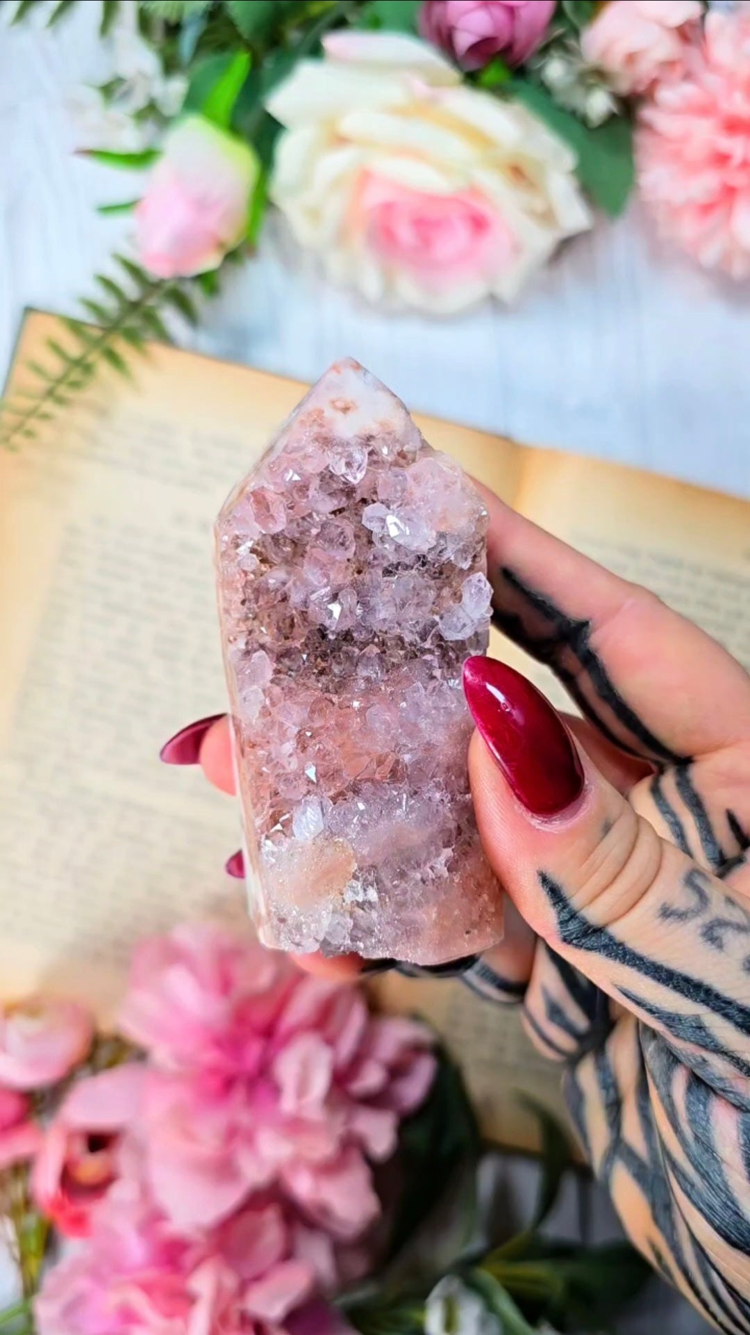 Pink Amethyst tower CT431