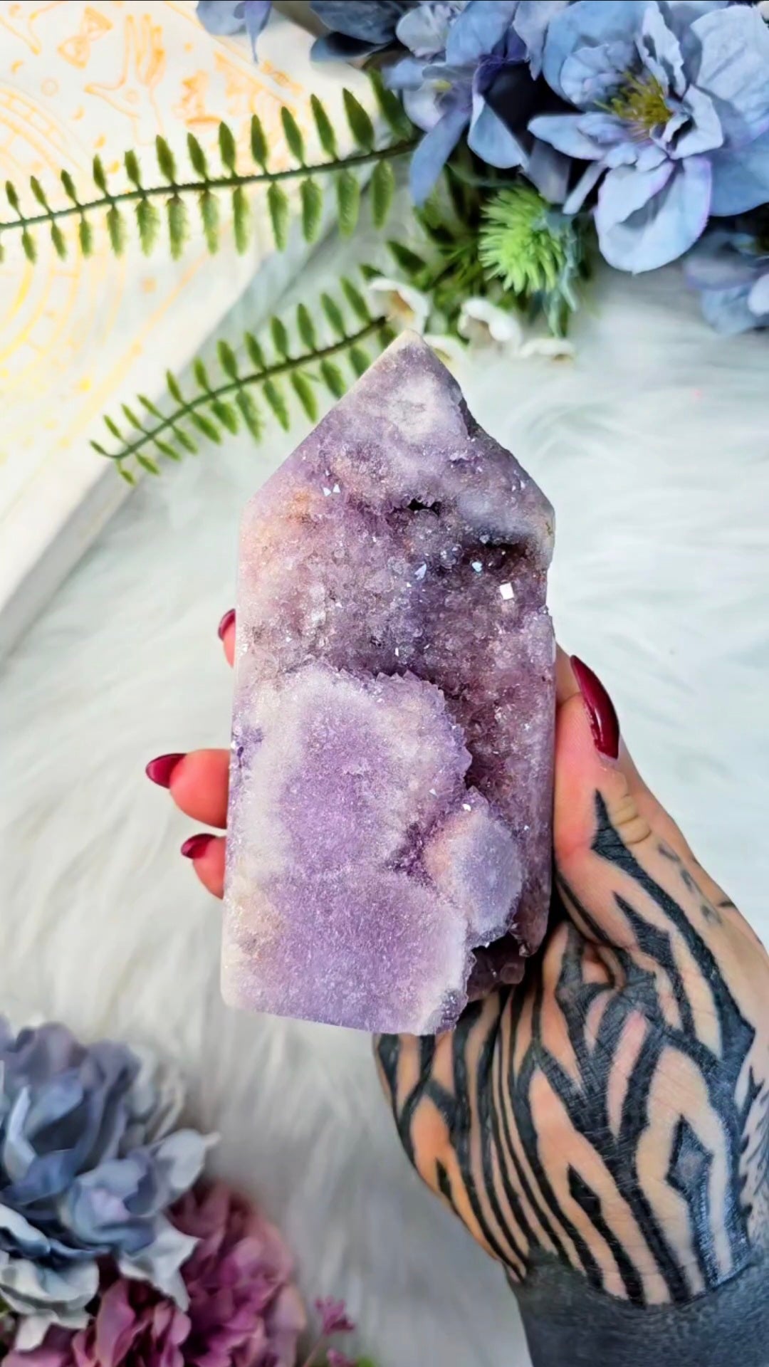 Pink Amethyst tower CT458