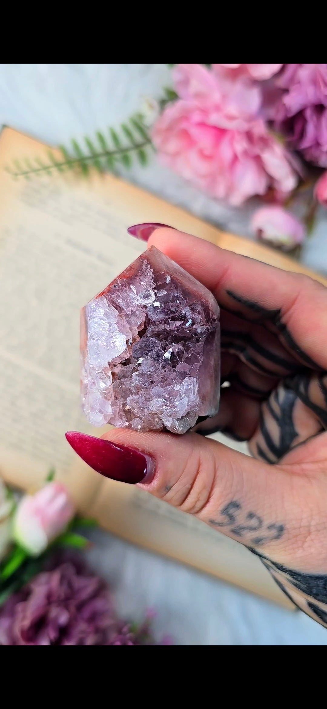 Pink Amethyst tower CT454