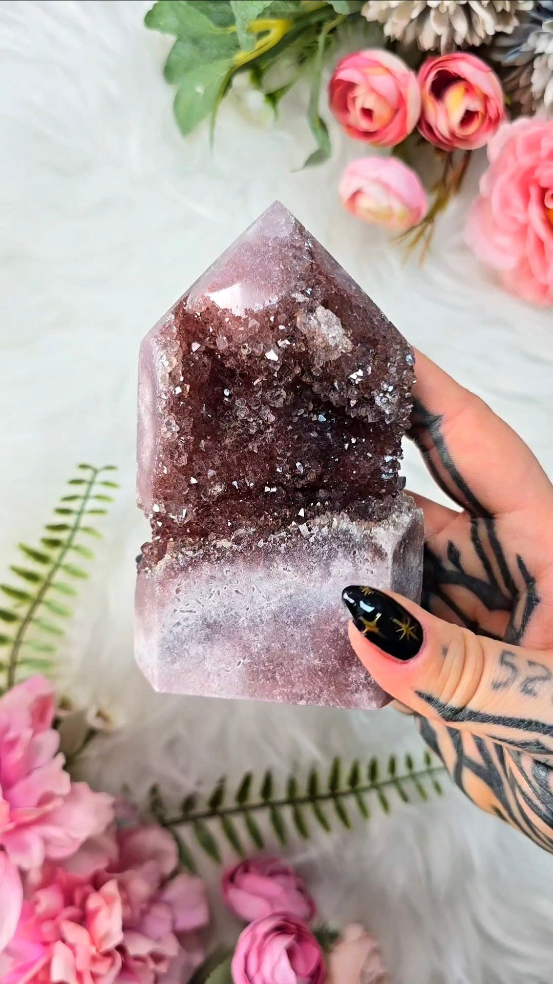 Pink Amethyst tower CT463