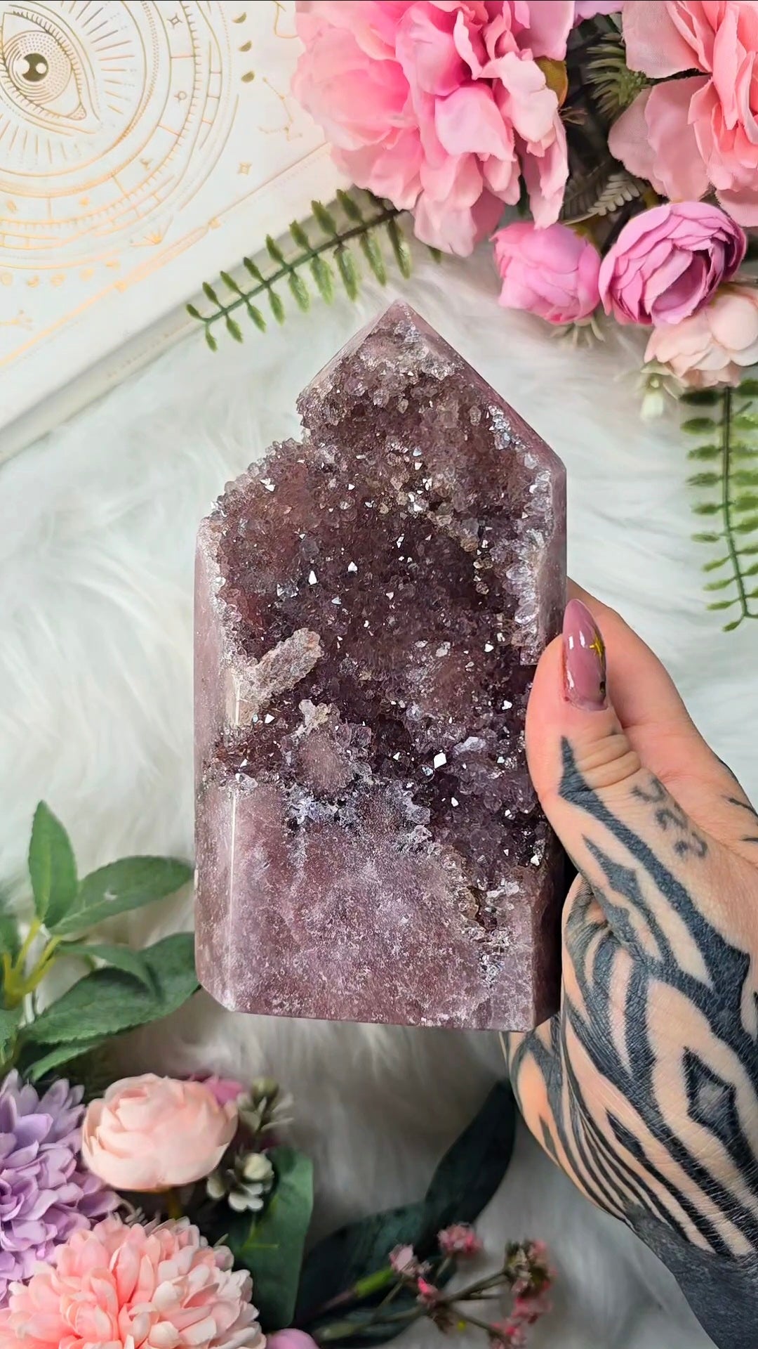 Pink Amethyst tower CT476