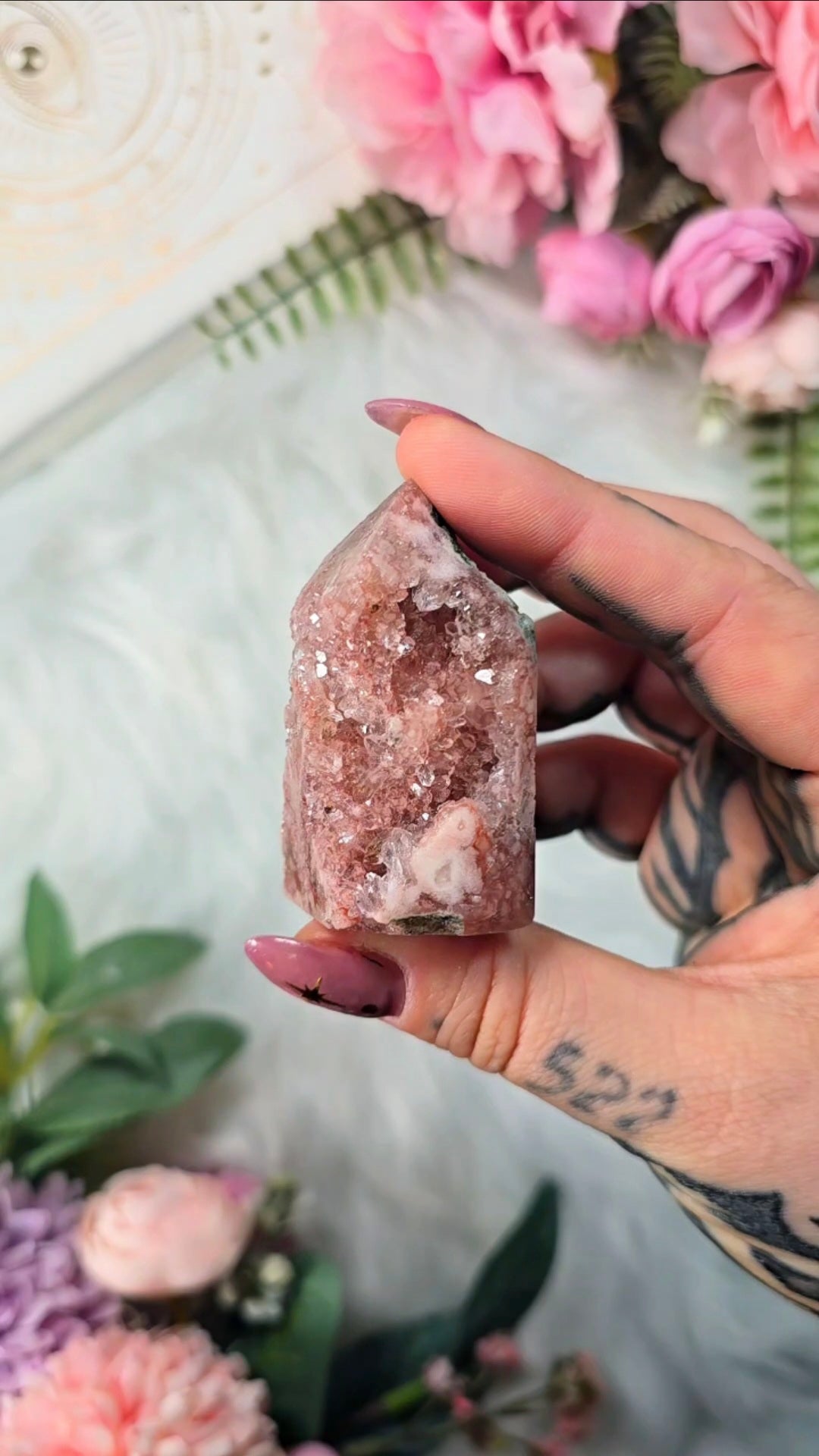 Pink Amethyst tower CT481