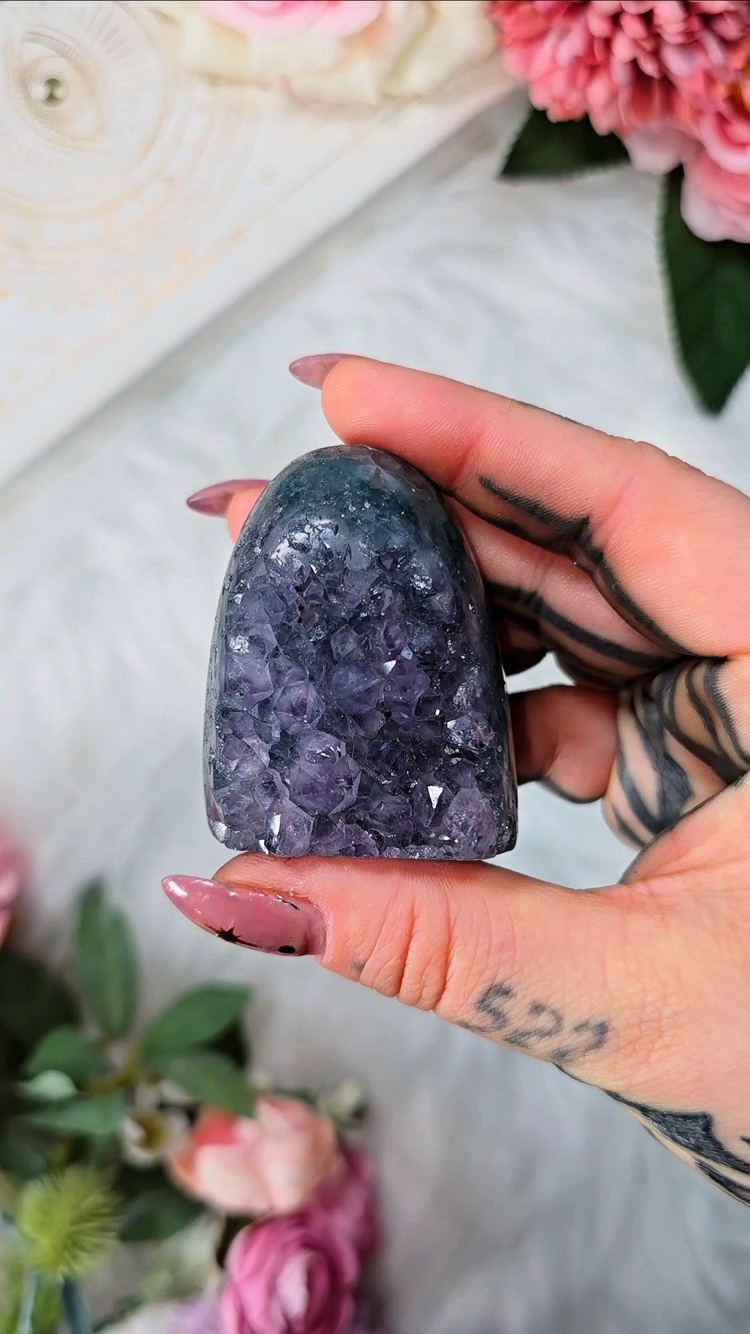 Rainbow Amethyst Cut Base