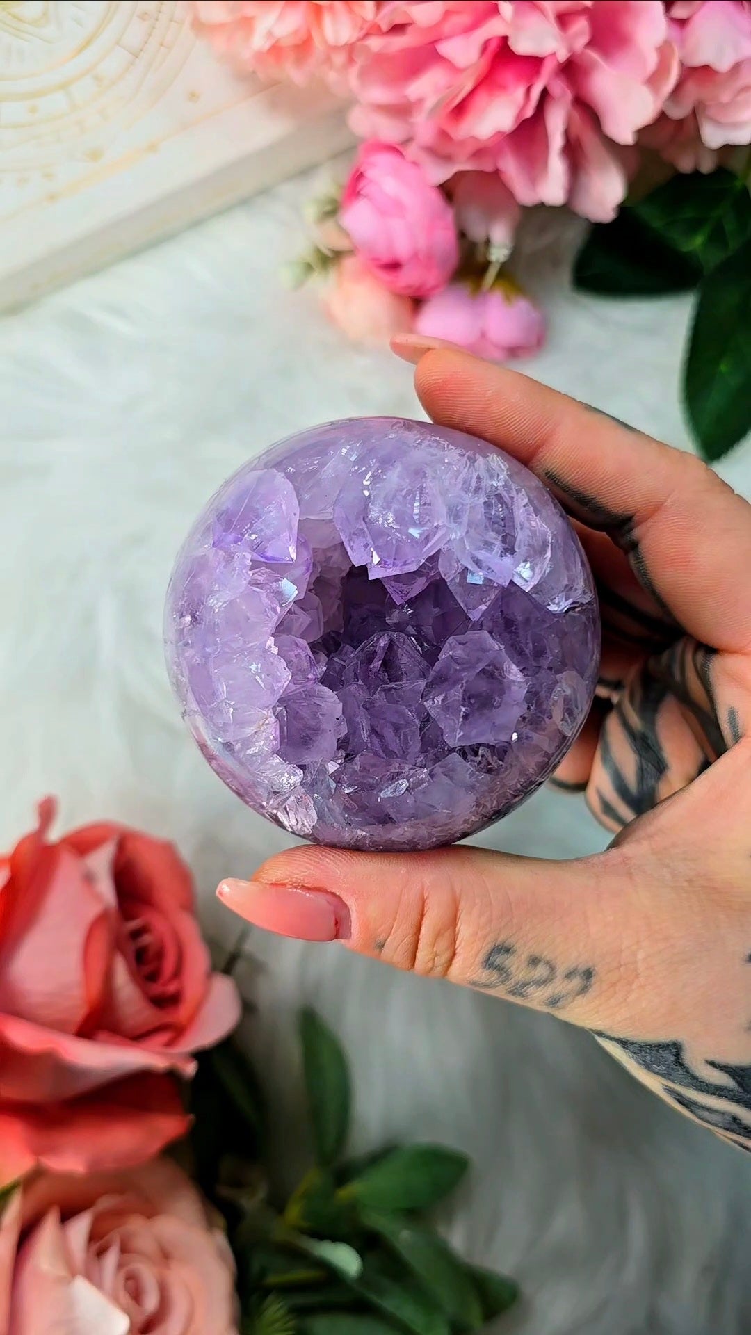 Druzy Amethyst Sphere CS194