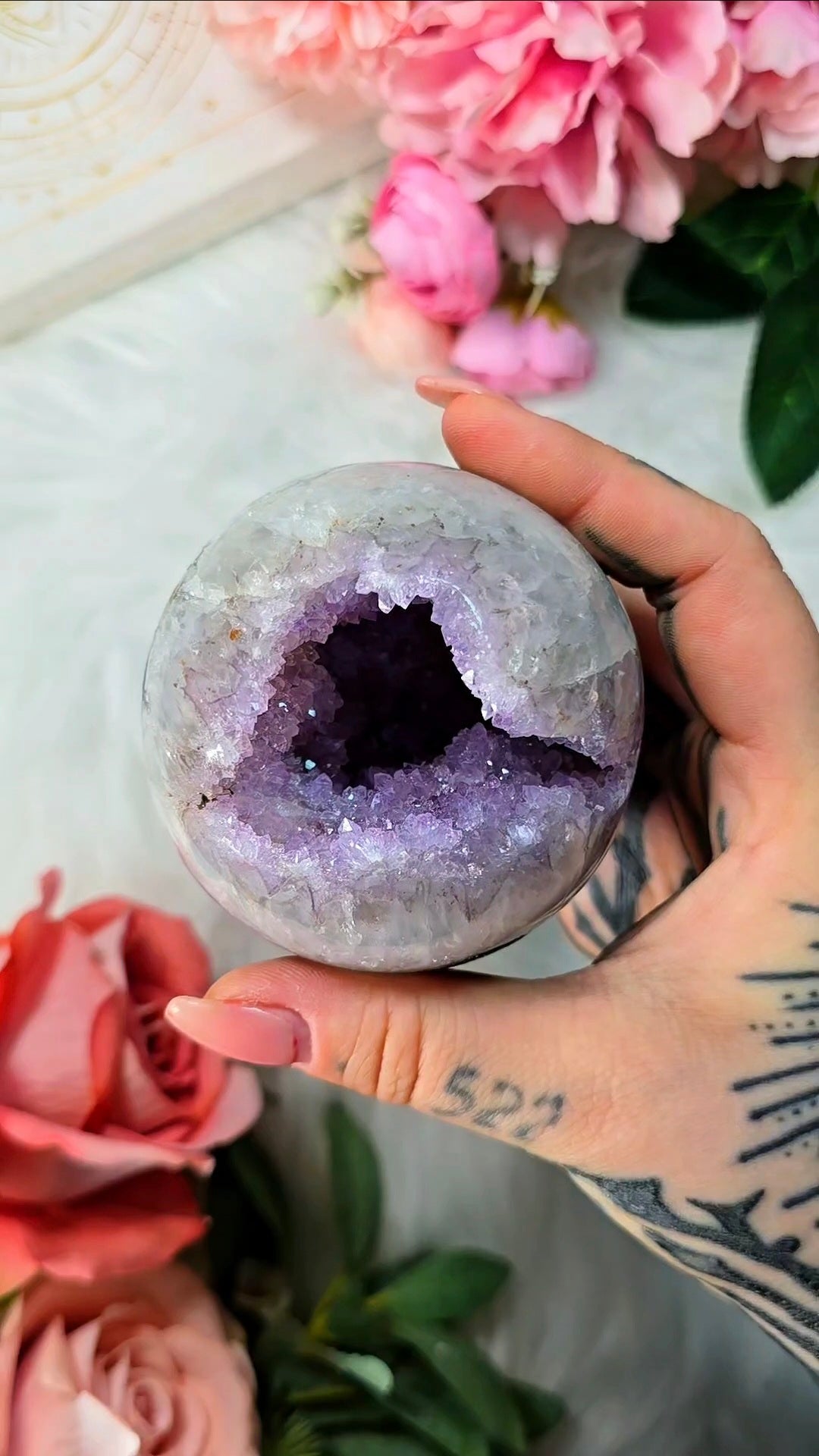 Druzy Amethyst Sphere CS196