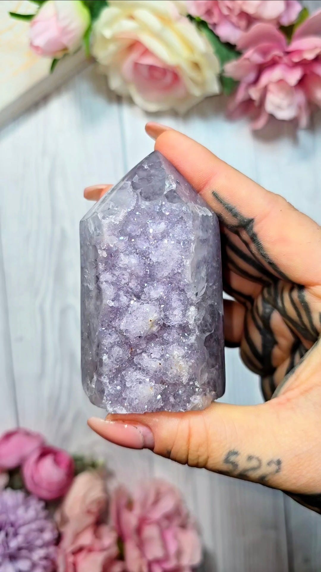 Rainbow Amethyst tower CT496