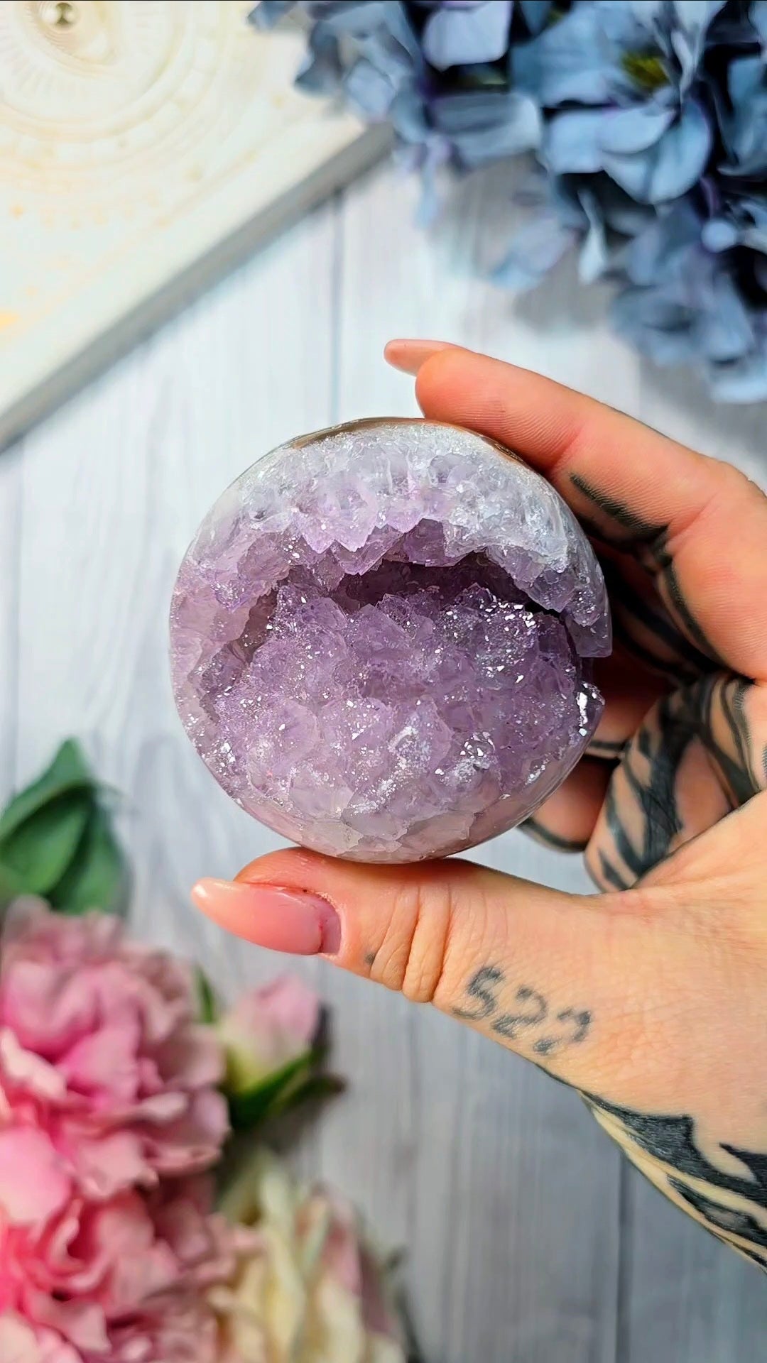 Sugary Rainbow Amethyst Sphere CS207