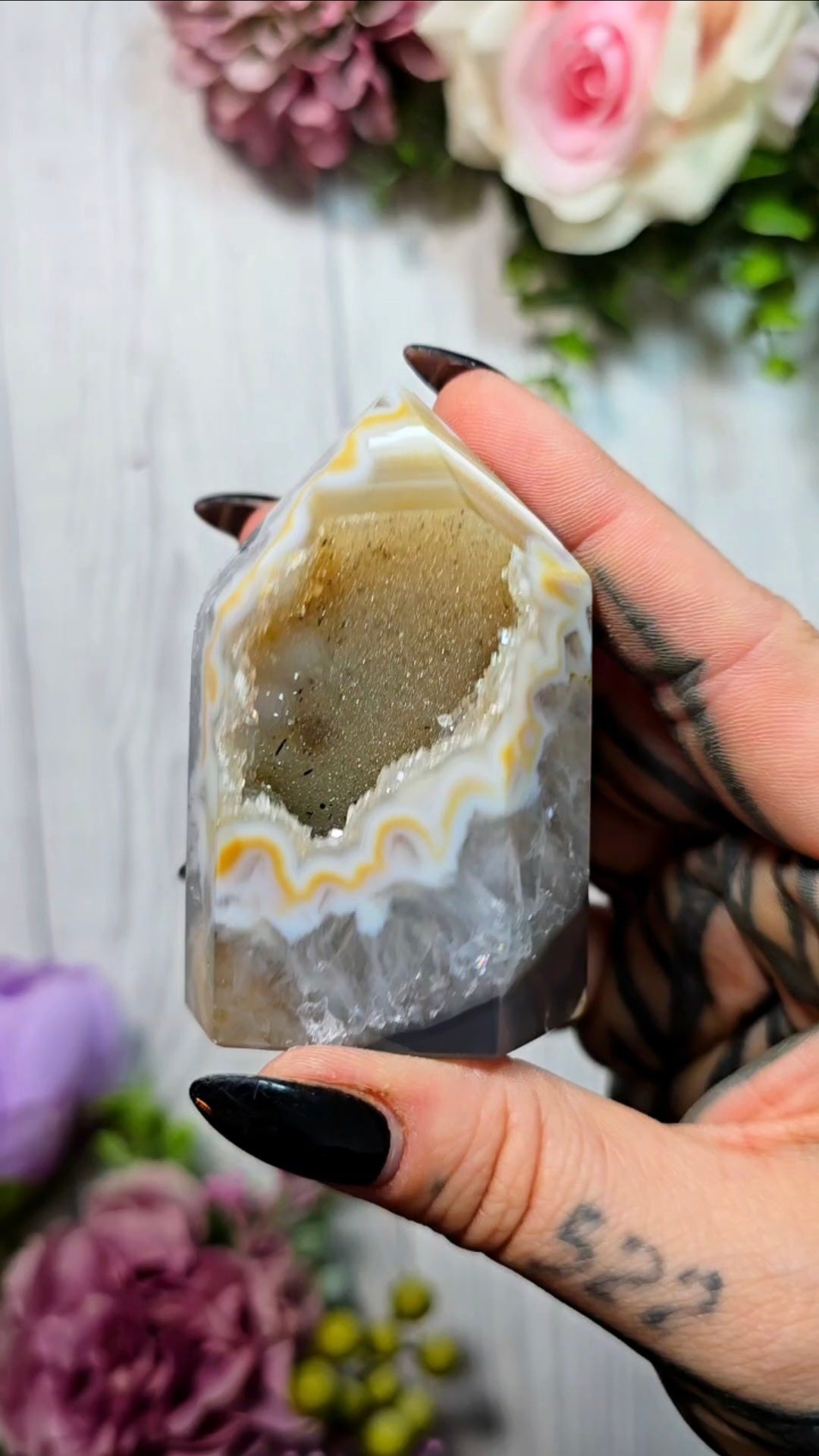 Druzy Agate tower CT523