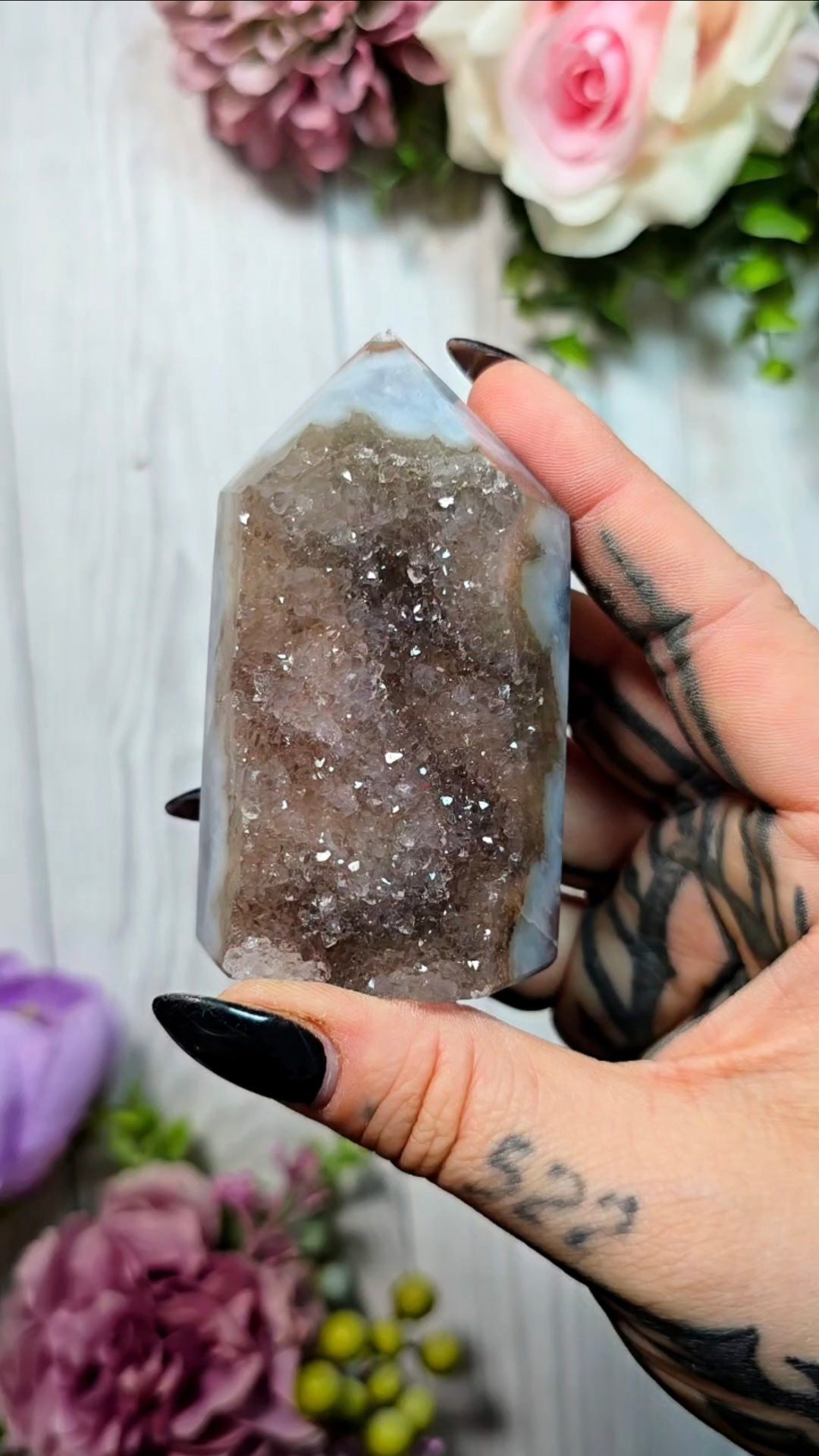 Druzy Agate tower CT528