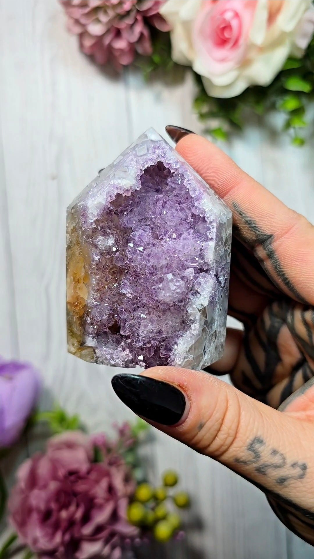 Druzy Agate tower CT529