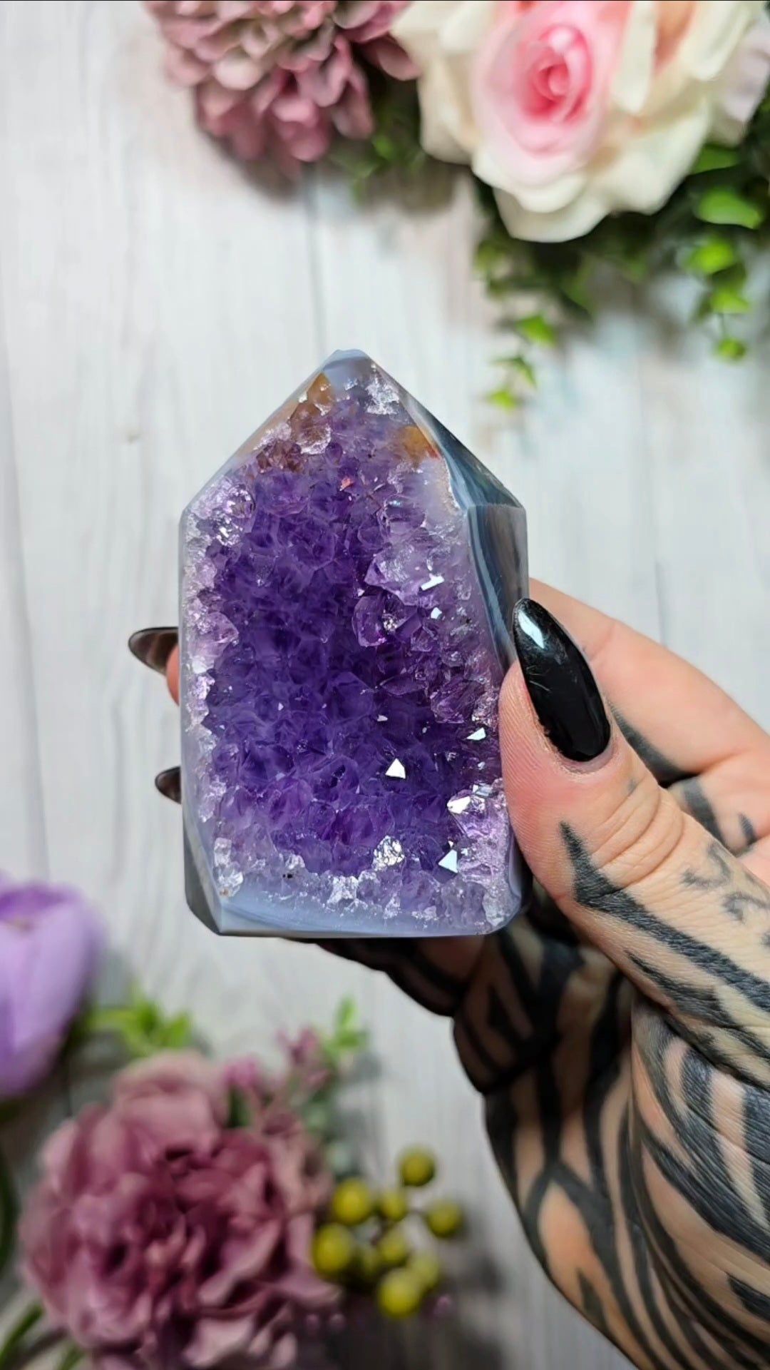 Druzy Agate tower CT530
