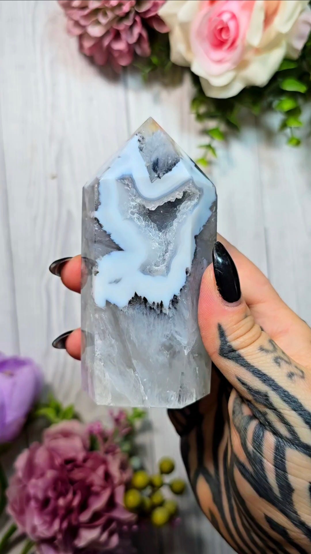 Druzy Agate tower CT534