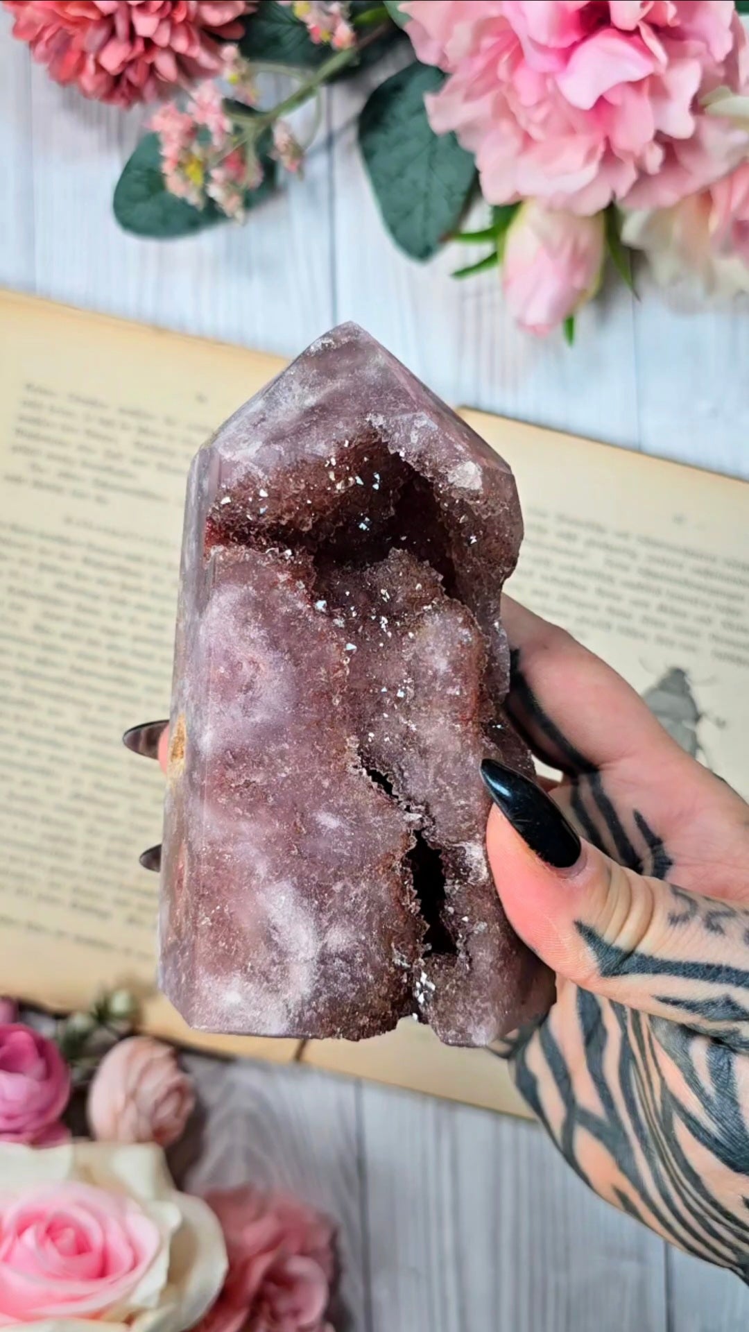 Pink Amethyst tower CT547