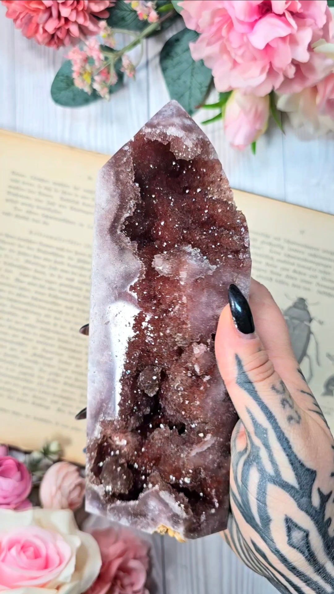 Pink Amethyst tower CT549