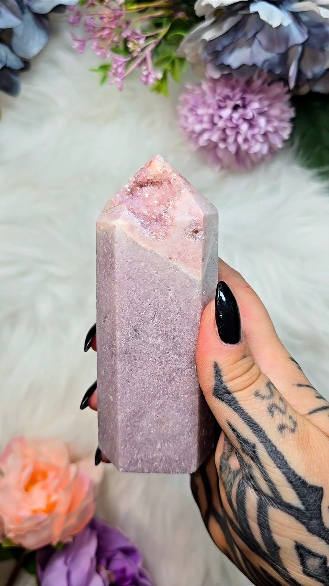 Pink Amethyst tower CT562