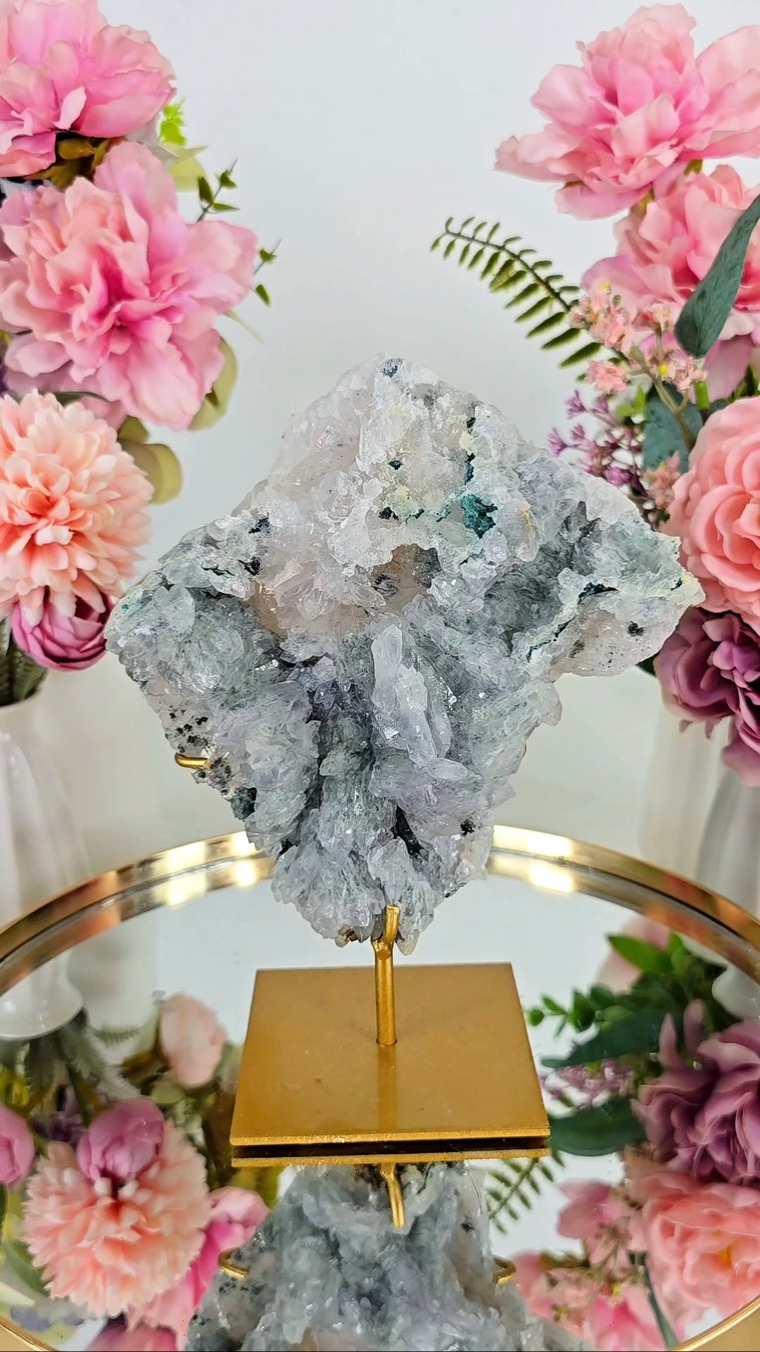 Flower Amethyst on Stand CFLX285