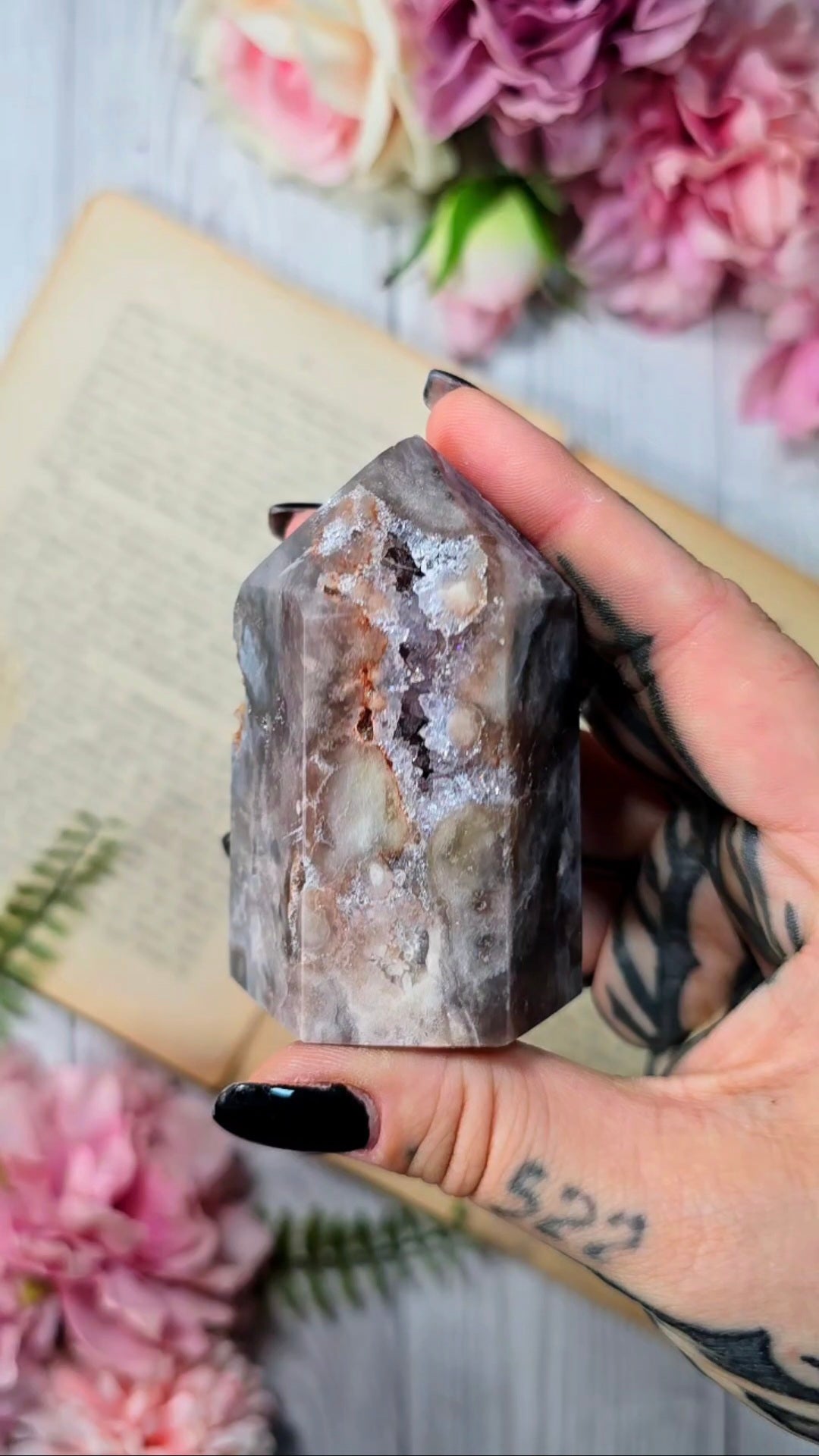 Pink Amethyst tower CT645
