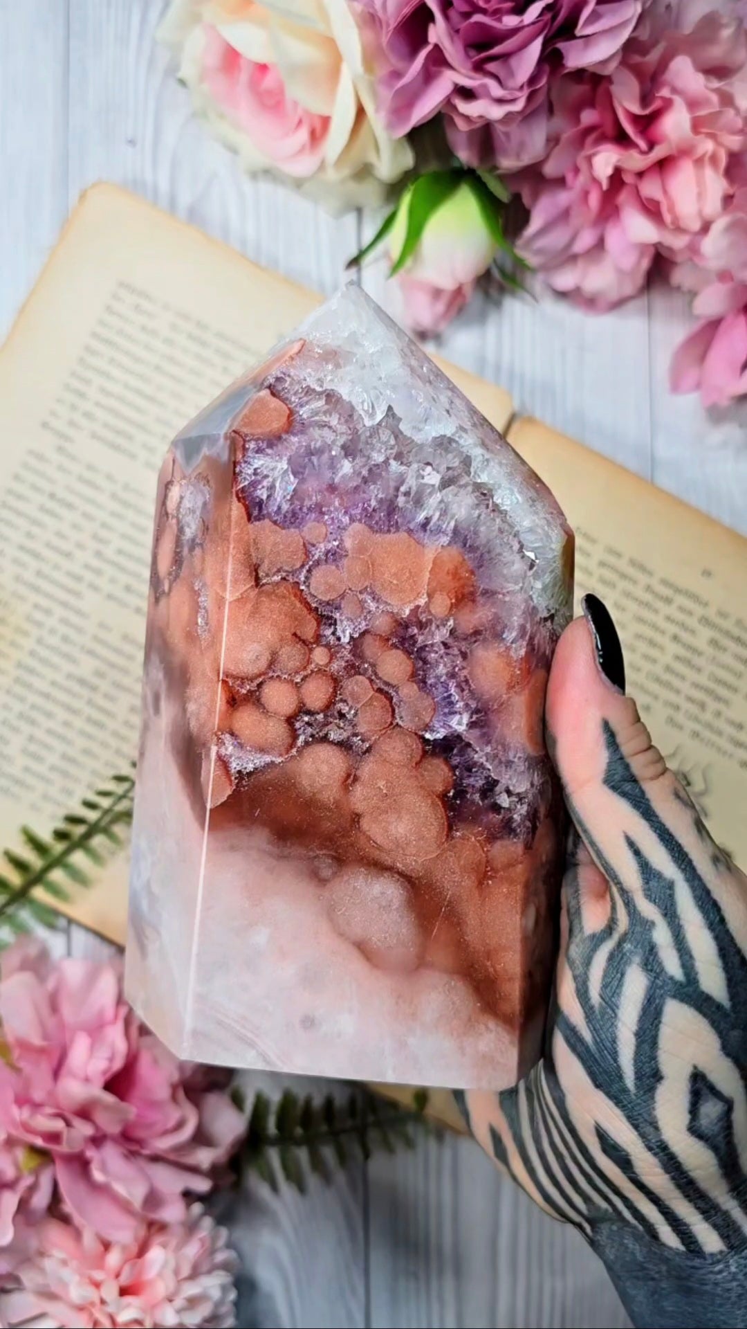 Pink Amethyst tower CT658