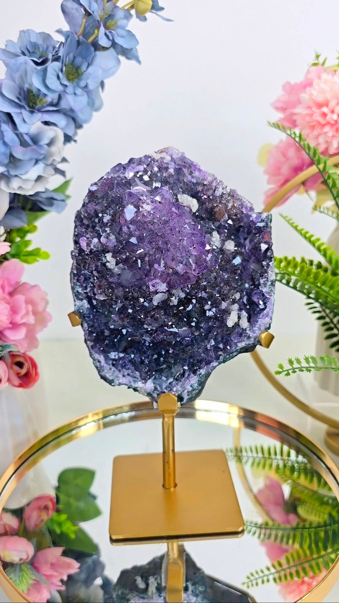 BIG Amethyst Formation on Stand 48