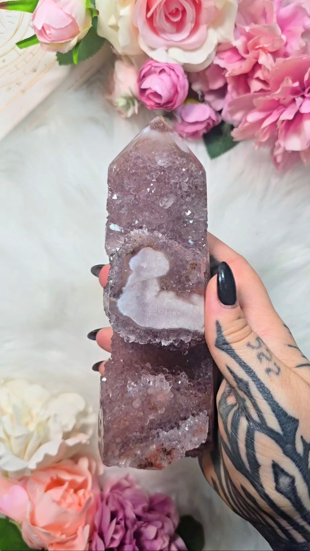 Pink Amethyst tower CT715