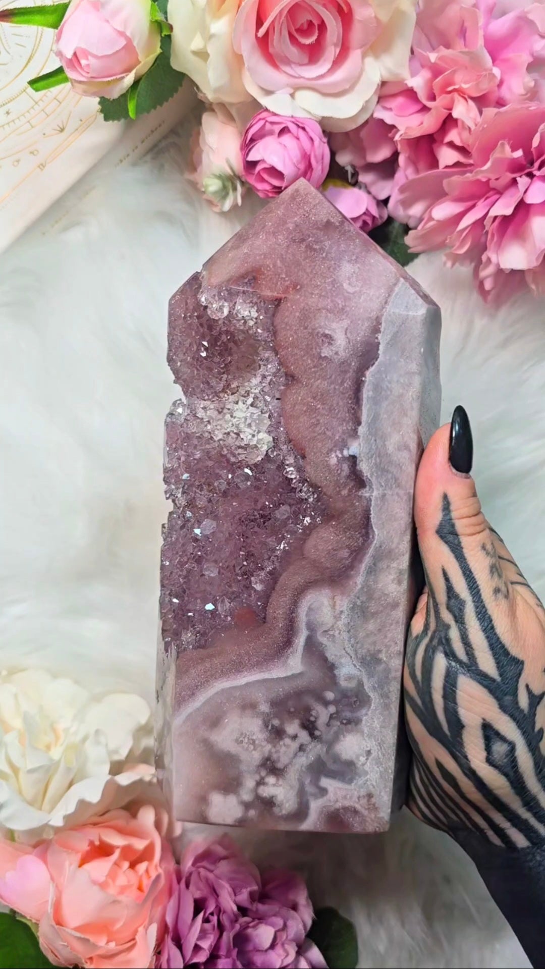 Pink Amethyst tower CT717