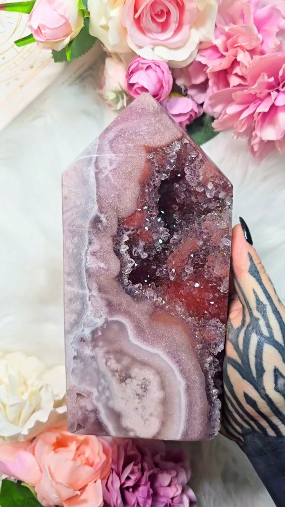 Pink Amethyst tower CT719