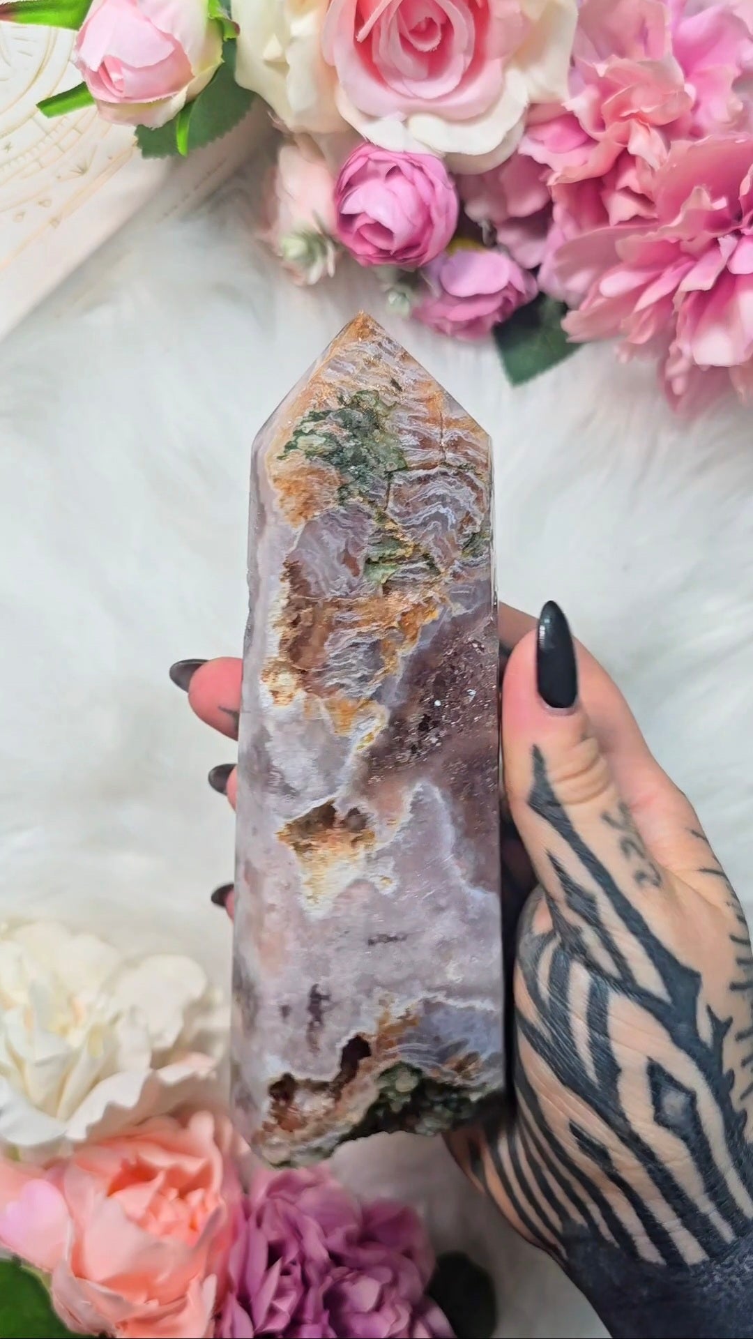 Pink Amethyst tower CT715
