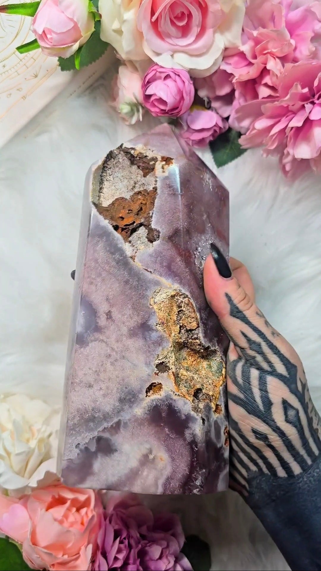 Pink Amethyst tower CT717