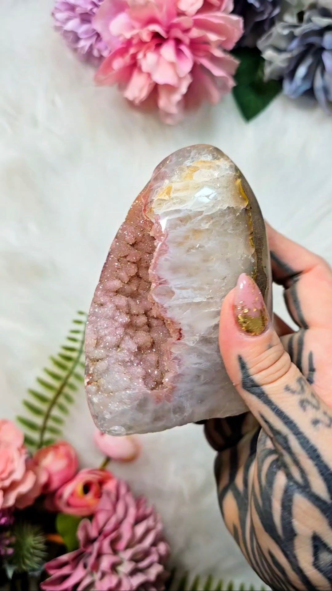 Rainbow Amethyst Cut Base 82