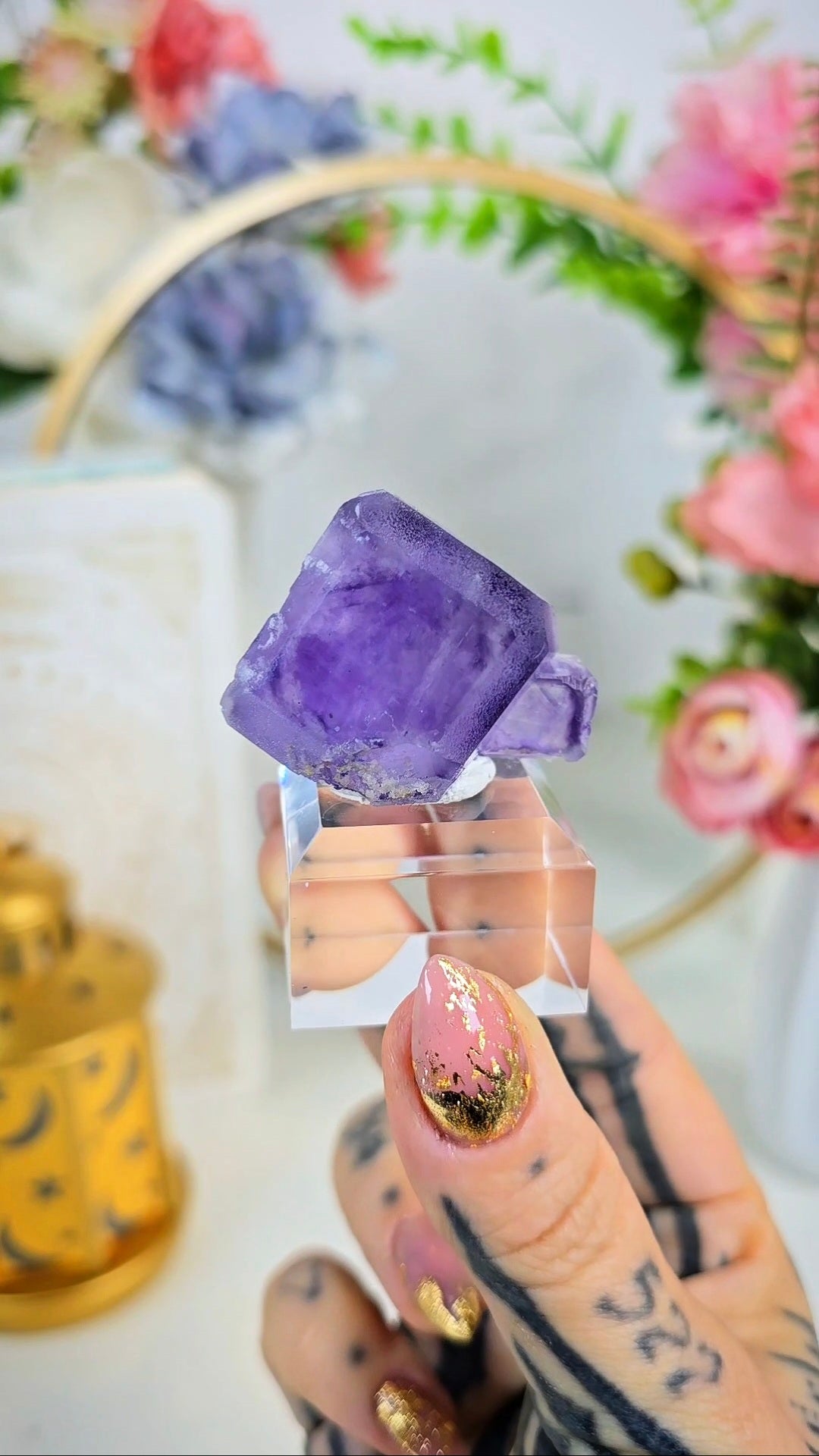 Purple Tanzanite Fluorite