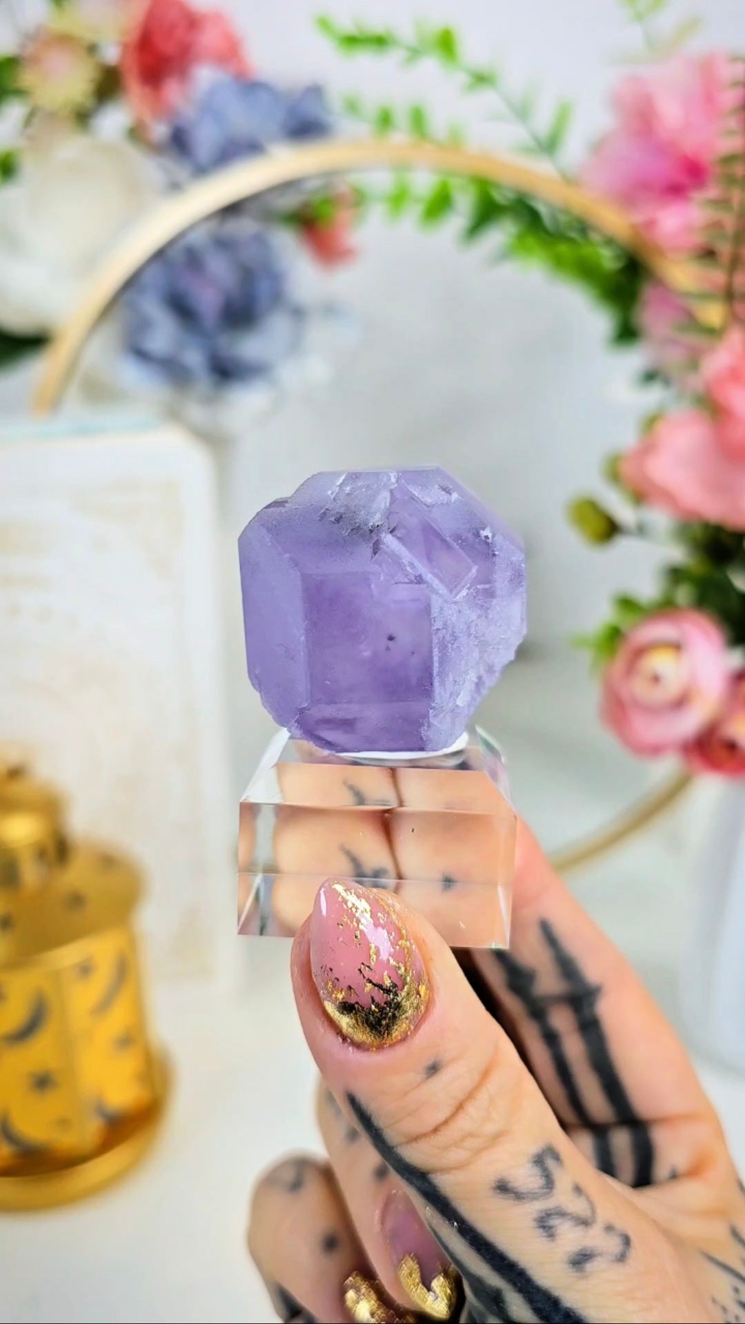 Purple Tanzanite Fluorite