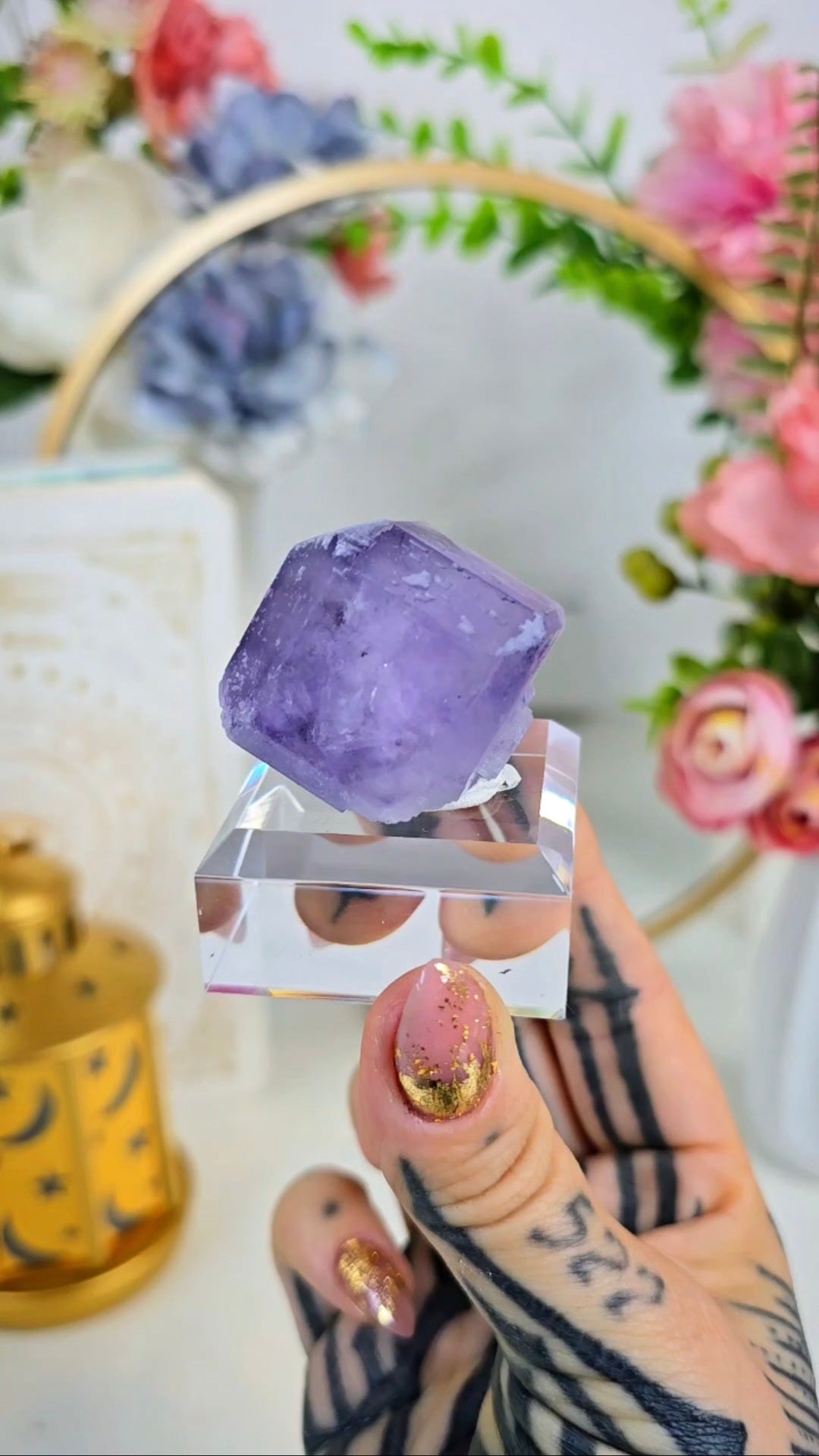 Purple Tanzanite Fluorite