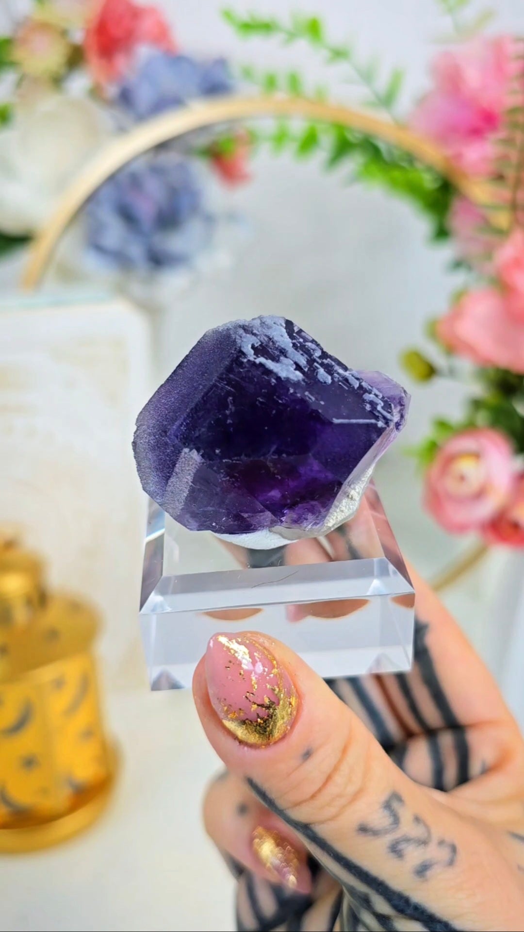 Purple Tanzanite Fluorite