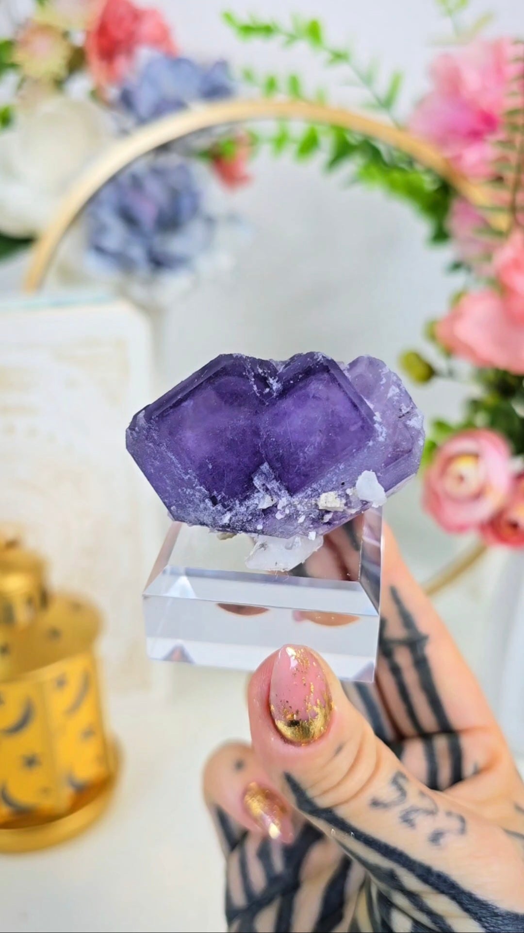Purple Tanzanite Fluorite