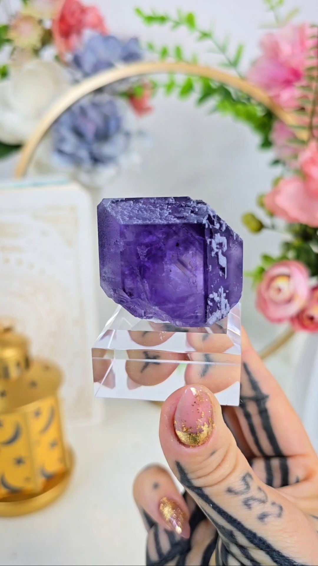 Purple Tanzanite Fluorite