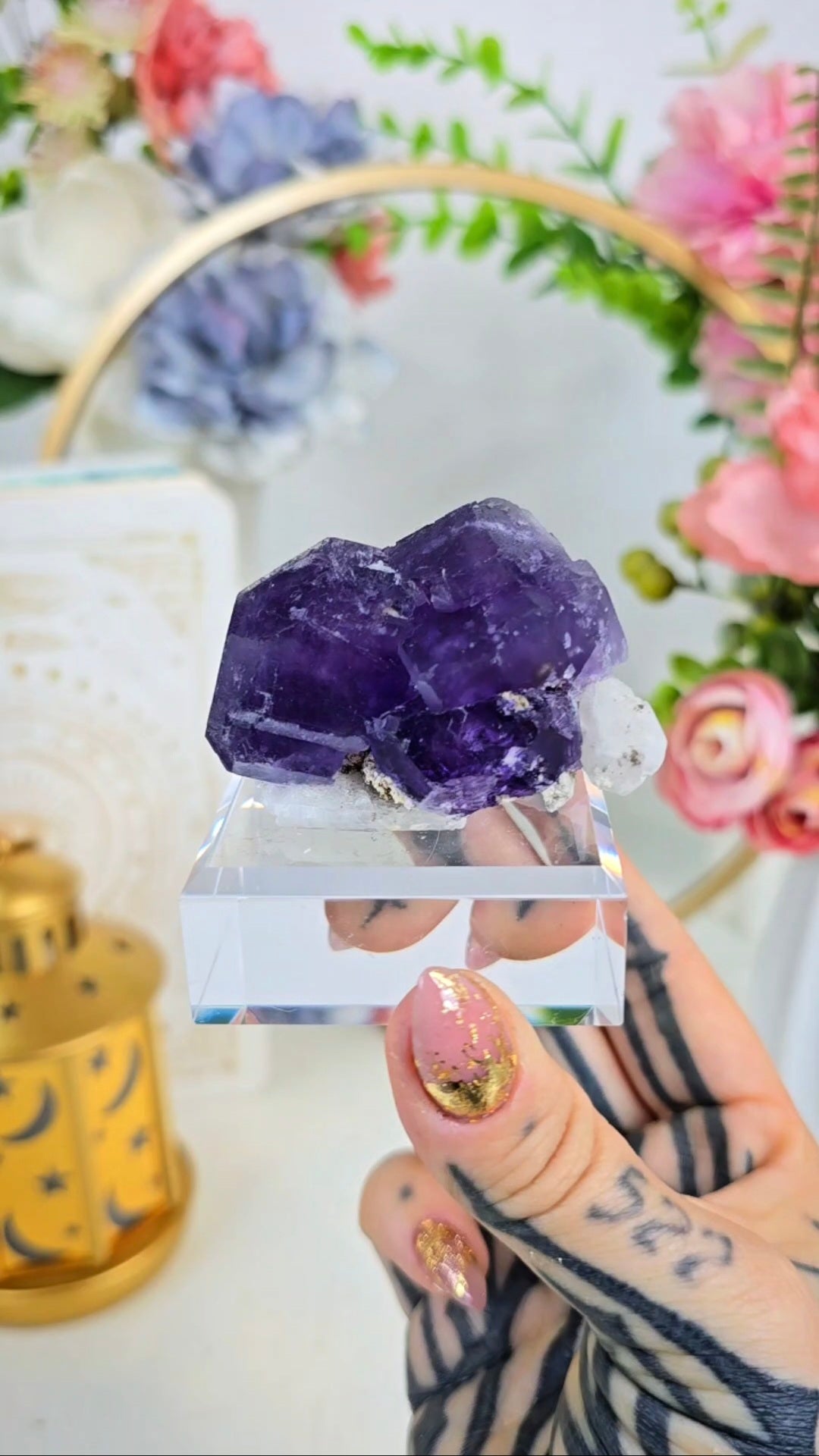 Purple Tanzanite Fluorite