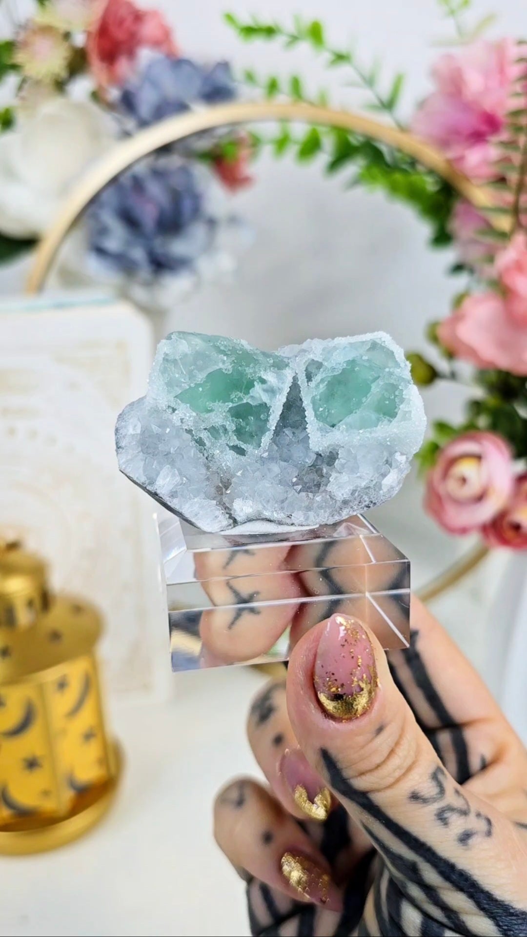 Sugary Green Fluorite